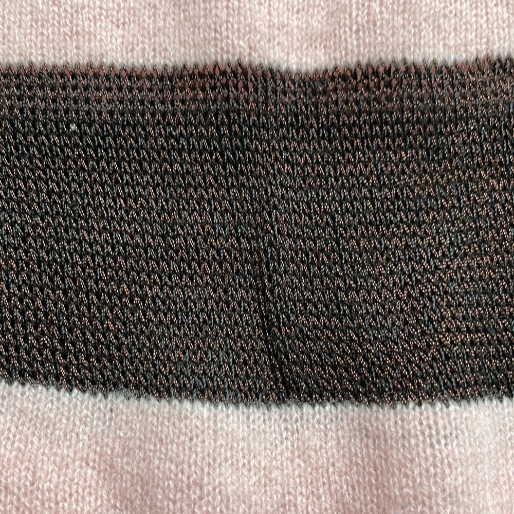 RAG & BONE “Annika” Multi-Striped, Cashmere Blend Crew-Neck Sweater - Picture 4 of 5